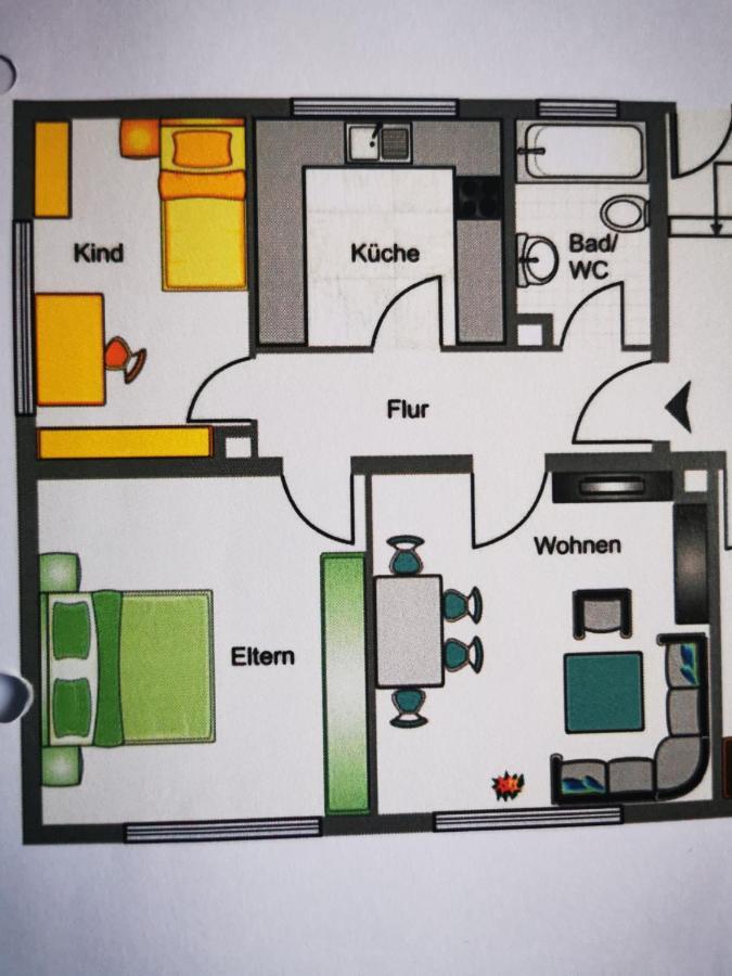 Ferienwohnung Gebauer Hornbach Exteriör bild